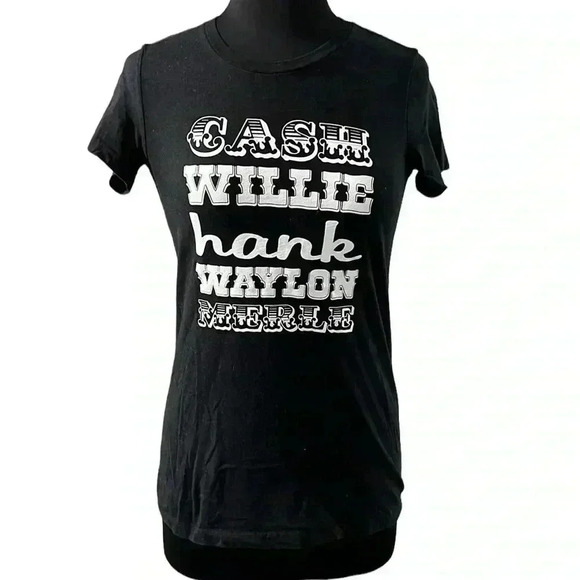 Bella Canvas Country Singer Names Spellout Tee Size L - Picture 1 of 6